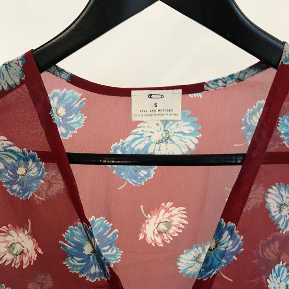 Pins and Needles Sheer Oversized Top - Picture 2 of 3